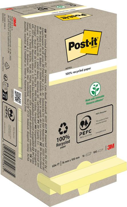Immagine prodotto Post-it Riciclaggio (76 x 76 mm)