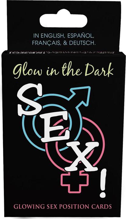 Actual product image Kheper Games Glow-in-the-Dark Sex! Cards (Deck of cards, English, French, German)
