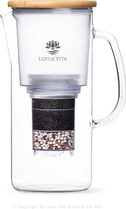 Image du produit Lotus Vita Carafe filtrante en verre Enya Natura Plus