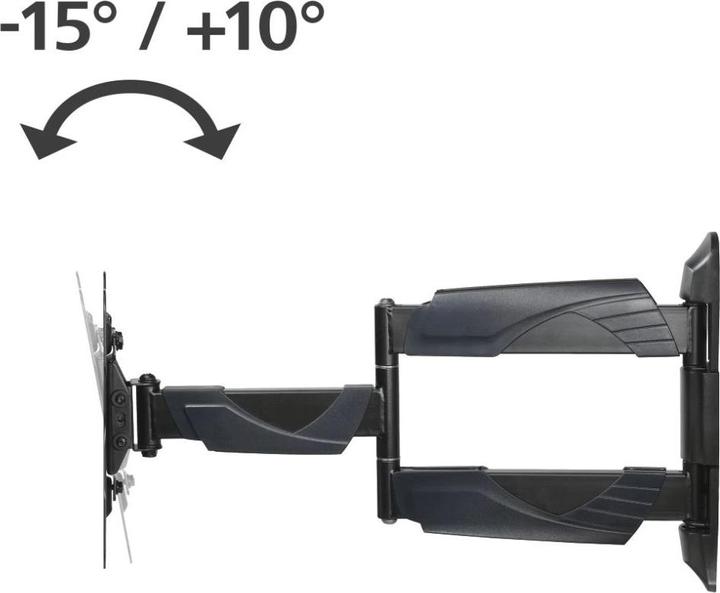 Immagine prodotto Hama Supporto a parete per TV, girevole, inclinabile, estensibile, 165 cm (65") fino a 35 kg (Muro, 65", 35 kg)