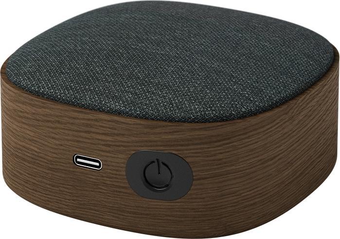 Actual product image SackIT Go Wood - Bluetooth Speaker - Smoked Oak (8 h)