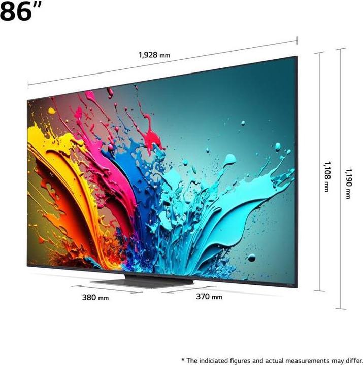 Produktbild LG 86QNED86T6A (86", QNED86, QNED, 4K, 2024)
