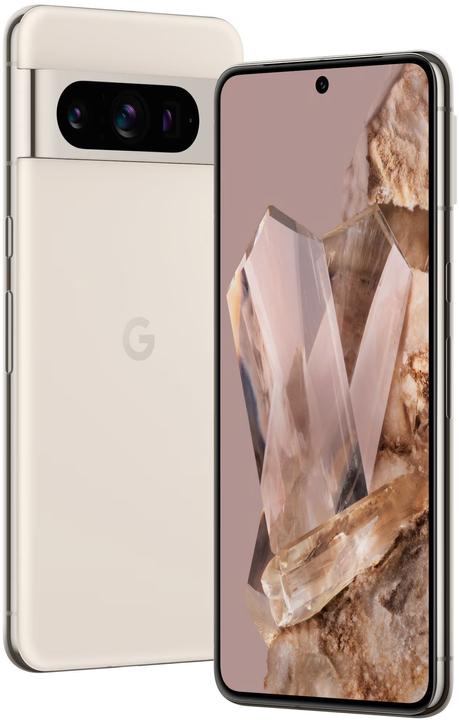 Actual product image Google Pixel 8 Pro (128 GB, Porcelain, 6.70", SIM + eSIM, 50 Mpx, 5G)