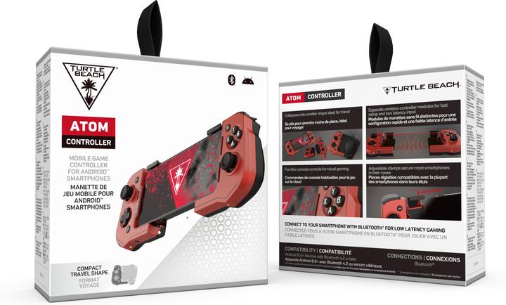 Actual product image Turtle Beach Atom Controller Android TBS-0766- Red (Android)