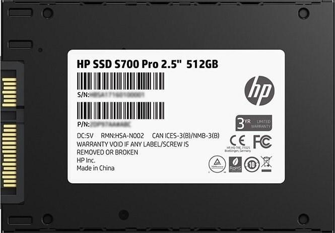Actual product image HP S700 Pro (512 GB, 2.5")
