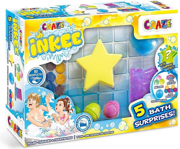 Produktbild Craze Inkee Set mit 5 Badeüberraschungen (Badesalz)