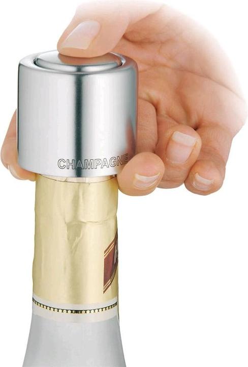 Produktbild WMF Sektverschluss Sektflaschenverschluss Aufdruck Clever&More Edelstahl matt (Champagnerverschluss)