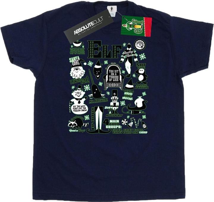 Elf Infographic Poster TShirt (M)