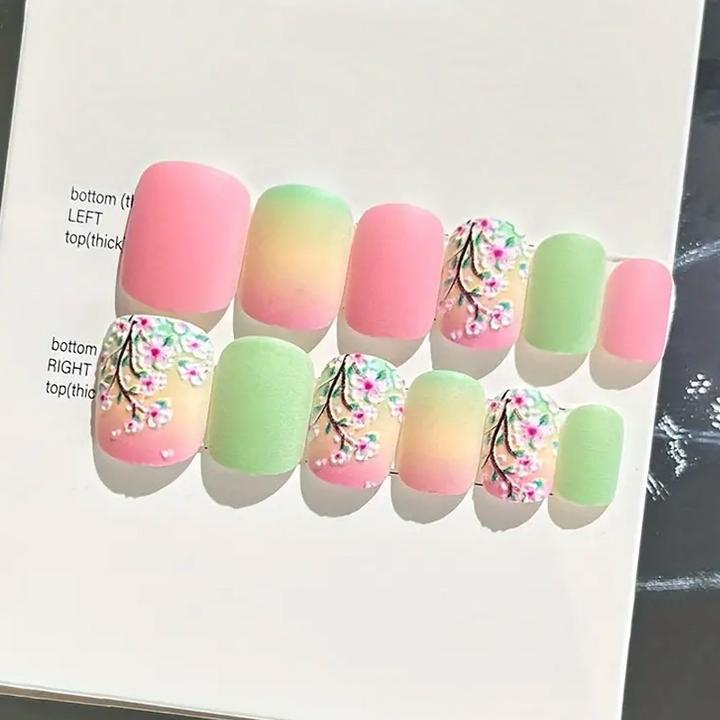 Produktbild Cbx Künstliche Nägel 96-teilig mit 3D-Prägung (Kunstnägel)