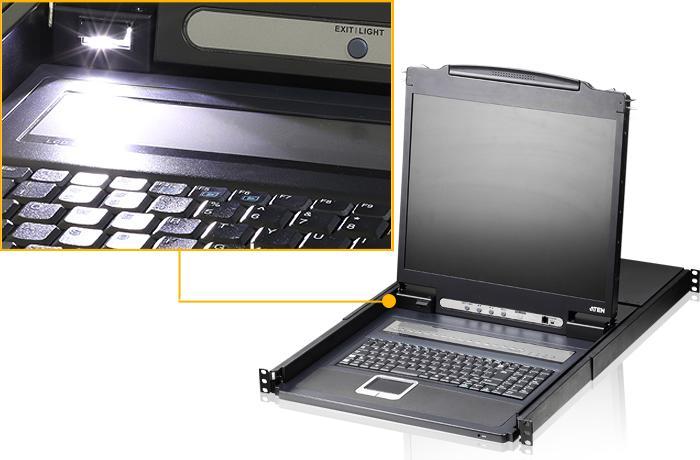 Immagine prodotto Aten Tecnologia Switch KVM LCD a 8 porte da 19 pollici