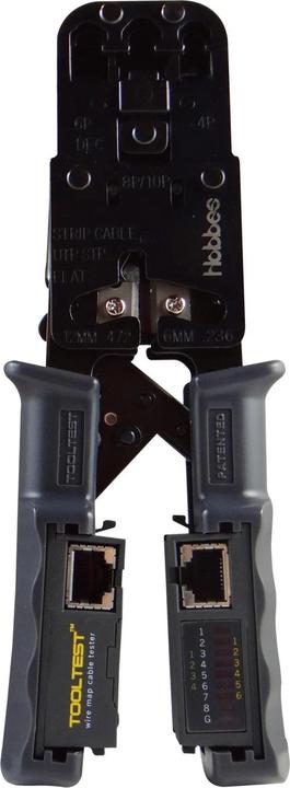 Produktbild Hobbes Crimp Zange mit offline Kabeltester