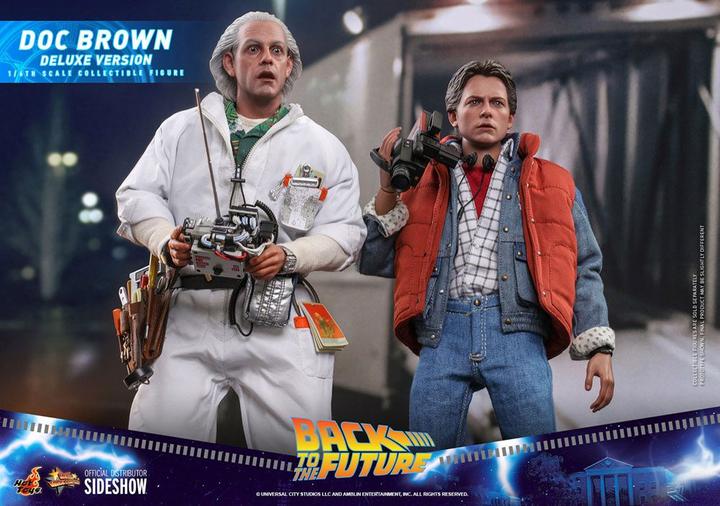Image du produit Hot Toys Retour vers le futur "Doc Brown - Version Deluxe" Figurine 1/6