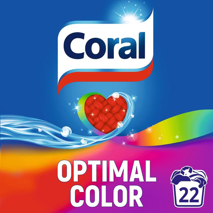 Coral Pulv Opt Color 22Wl (22 Waschgänge, Pulver)