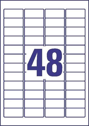 Actual product image Avery Universal labels