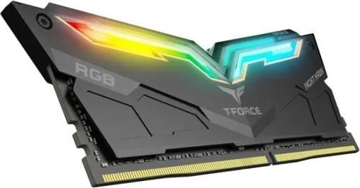 Actual product image Team Group T-Force Night Hawk RGB 32GB (2 x 16GB, 3200 MHz, DDR4-RAM, DIMM)