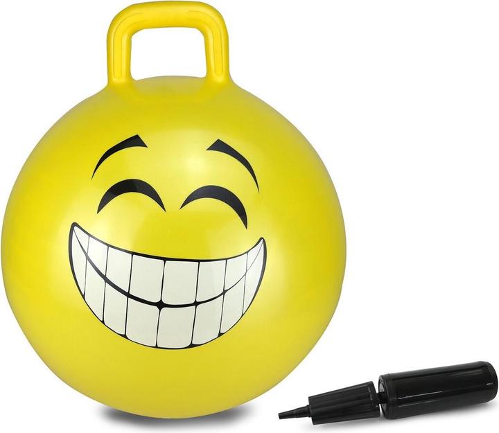 Actual product image Jamara Hop Ball Smile - Funnel Ball - Boy/Girl - 1 year(s) - Yellow - 407 g