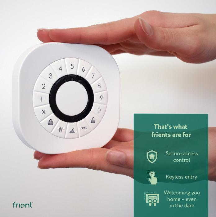 Actual product image Frient Keypad (Zigbee) (Electronic numerical code)