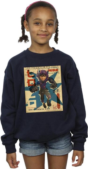 Image du produit Disney - Sweat BIG HERO BAYMAX HIRO NEWSPAPER - Fille (140, 146)