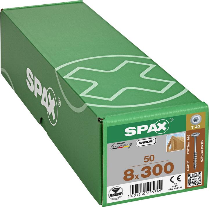 Image du produit Spax Vis pour assemblage bois (50 Vis par pièce)
