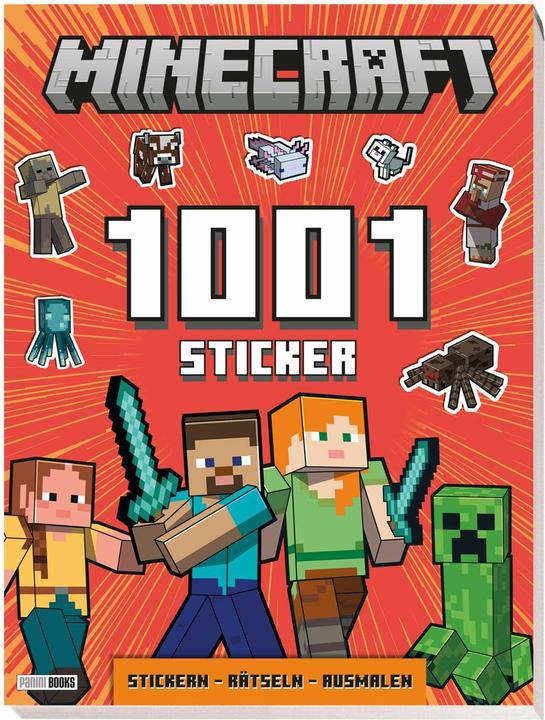 Image du produit Panini Minecraft : 1001 Stickers : Stickers - Enigmes - Coloriage