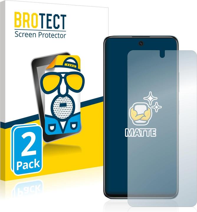 Actual product image BROTECT Anti-glare screen protector matt (2 Piece, Xiaomi Redmi Note 11S 5G)
