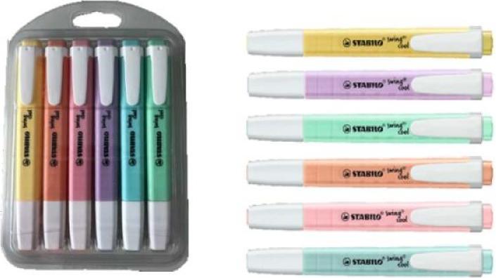 Produktbild STABILO swing cool Pastel Textmarker (Pastellfarben, 4 mm, 6 x)