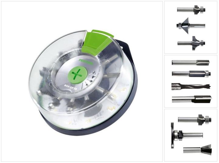 Actual product image Festool Boîte de fraises Box-OF HW S8 Mix