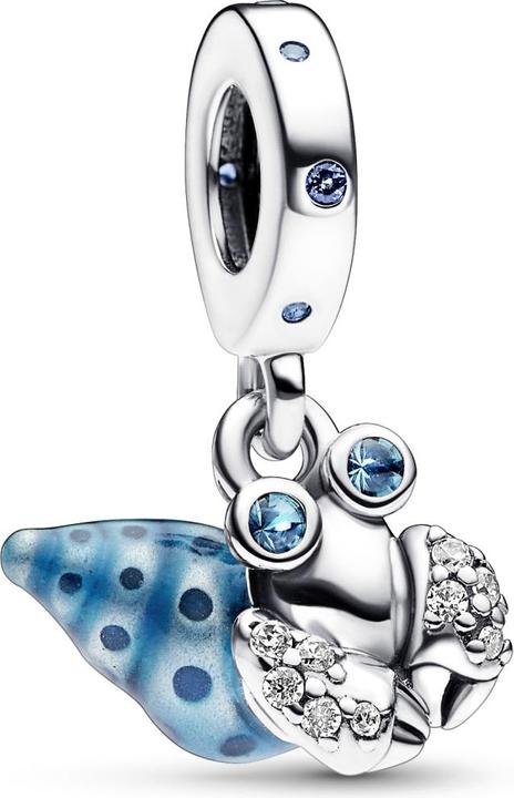 Pandora Glow-in-the-dark Einsiedlerkrebs Charm (Silber 925)
