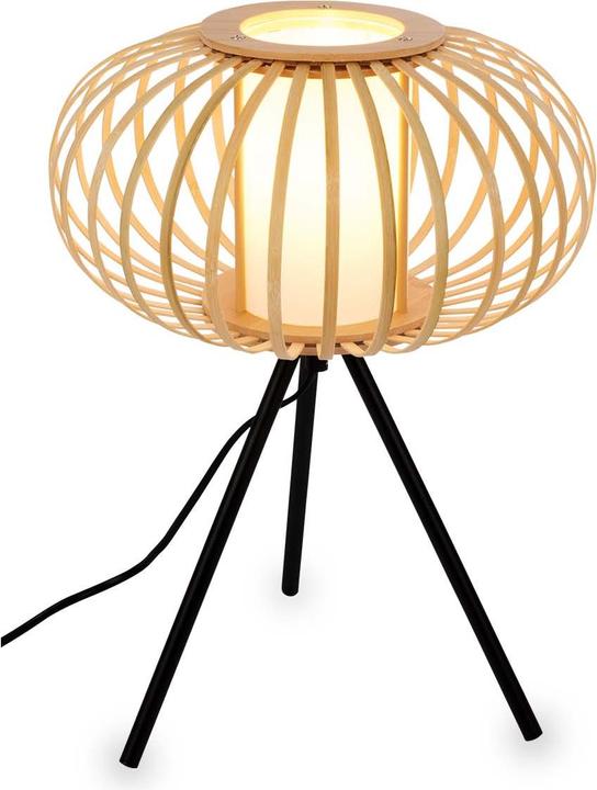 Immagine prodotto Briloner Lampada da tavolo, bambù naturale, escl. 1xE27/max.10W (E27)