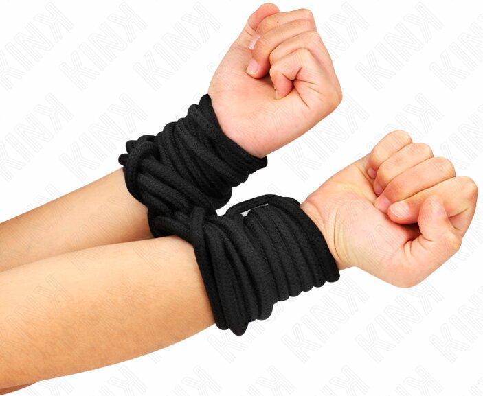 Actual product image Kink Cotton Rope 20 Metres Black