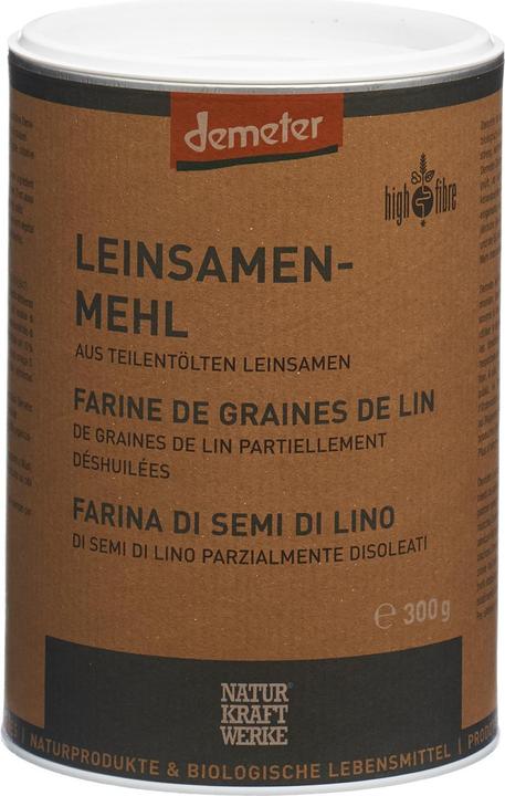 Produktbild NaturKraftWerke Leinsamenmehl aus entölten Leinsamen Demeter (300 g)