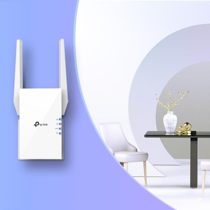 Actual product image TP-Link RE505X Wi-Fi 6 WLAN Repeater AX1500 (1200 Mbit/s, 300 Mbit/s)