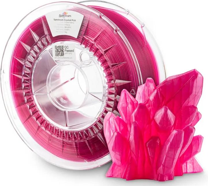 Filament PLA Crystal Frozen Berry 1kg 1.75mm (PLA, 1.75 mm)