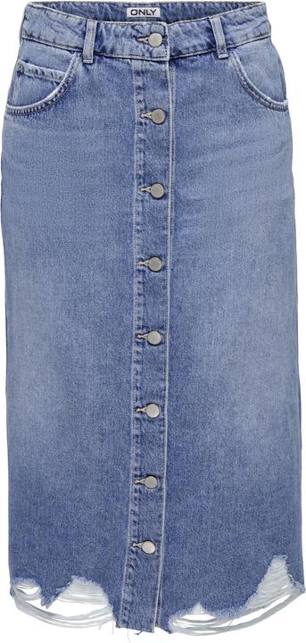 Only Hohe Taille Langer Rock Jeansrock (S)