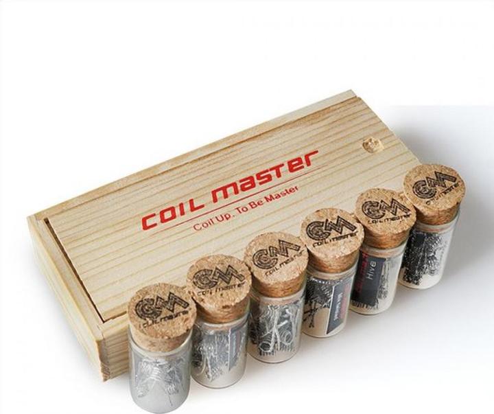 Produktbild Coil Master Wooden Box Coils Flat Twisted, 0.2mm x 0.8mm x 2, 0.36±0.05 (60 x)