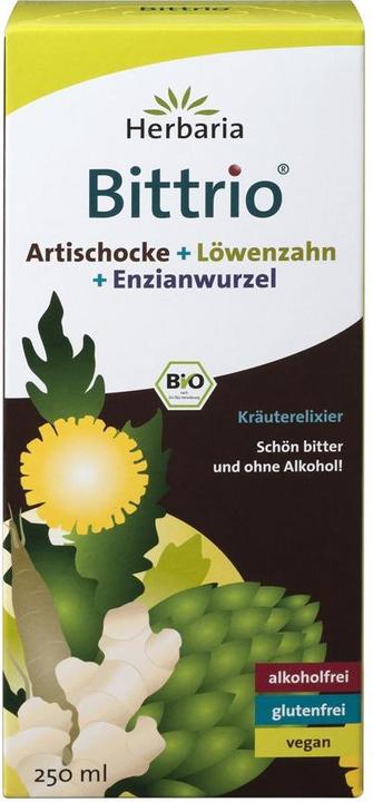 Produktbild Herbaria Kräuterelixier Bittrio Artischoke & Löwenzahn & Enzianwurzel Bio (1 Stück, Flüssigkeit, 592 g)