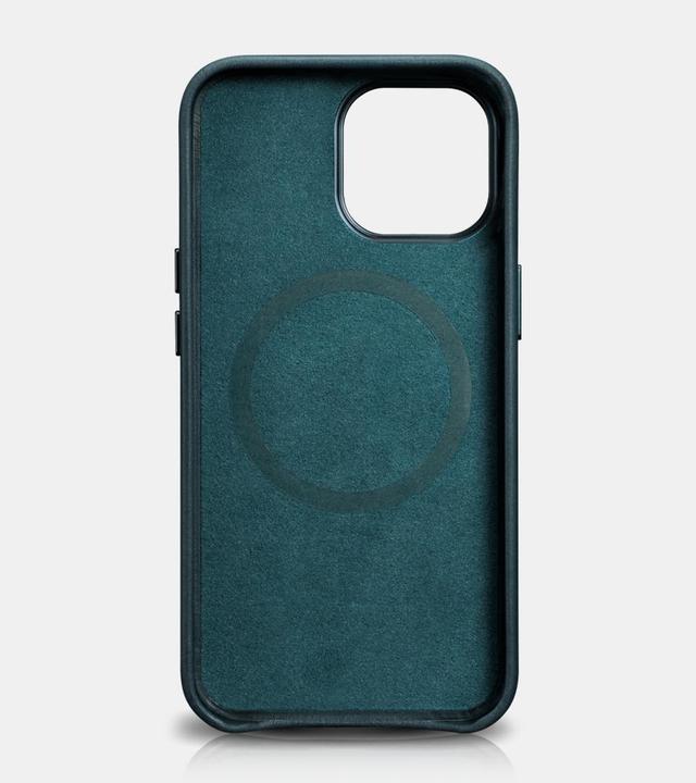 Image du produit iCarer Housse en cuir huilé pour iPhone 13 Pro Noir (Compatible avec MagS) (Apple iPhone 13 Pro, Apple iPhone 15 Pro Max)
