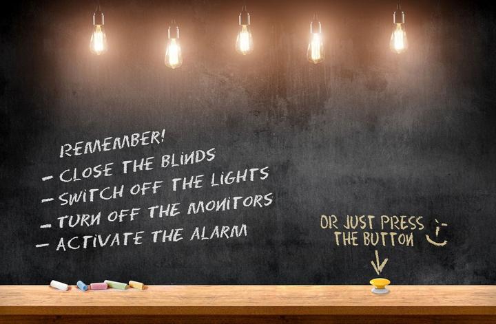 Produktbild Fibaro The Button braun