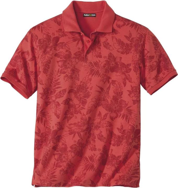 Produktbild Atlas For Men Poloshirt Tendance mit FlowerPrint (5XL)