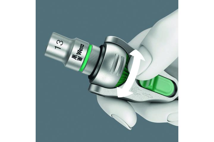 Actual product image Wera 8100 SA 6 Zyklop Speed Ratchet Set (13 mm, 11 mm, 12 mm, 10 mm)