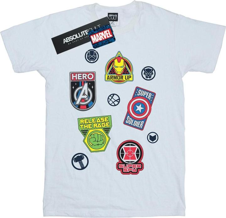 Produktbild Avengers Hero Badges TShirt (S)