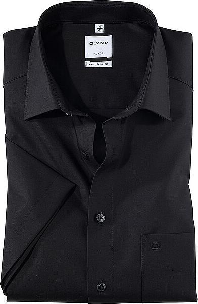 Olymp Hemd Luxor schwarz/Kent 1/2 arm Gr.46 (46)