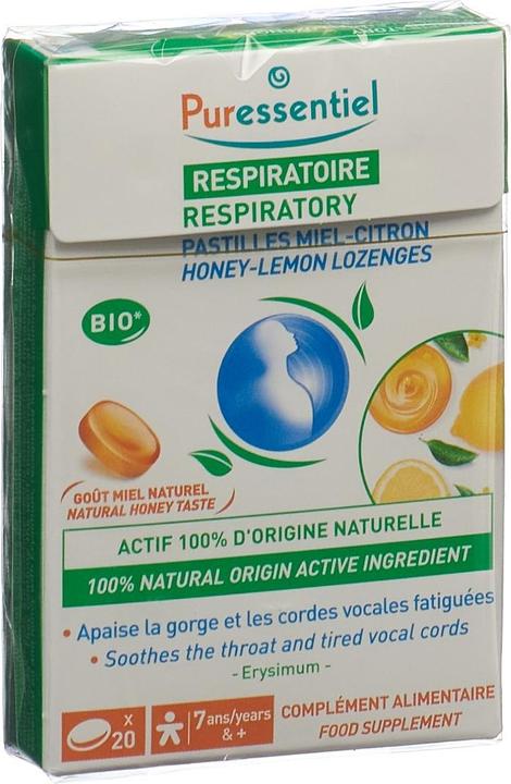 Produktbild Puressentiel Lutschtablette Atemwege Honig-Zitrone Lutschtabl (20 Stück)