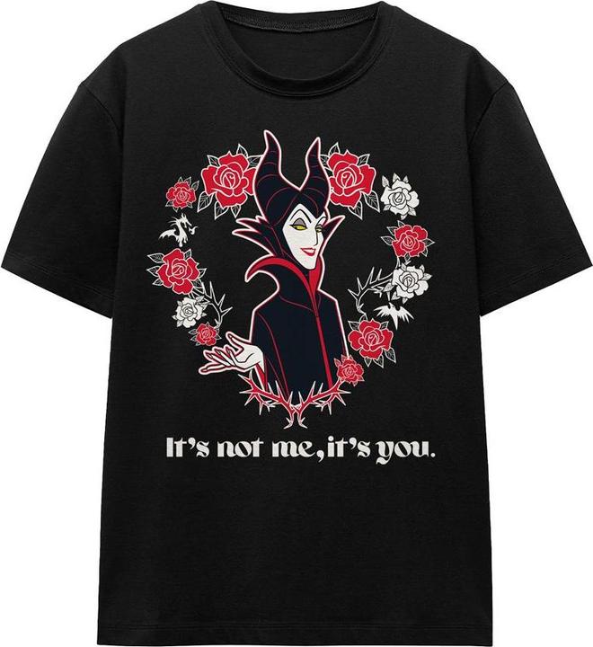 Immagine prodotto Disney Villains It's Not Me, It's You Maglietta San Valentino Maleficent Adulto Unisex (S)