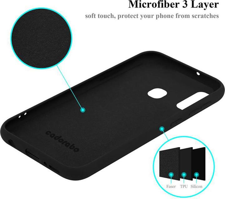 Actual product image Cadorabo TPU Liquid Silicone Case Cover (Samsung Galaxy A20e)