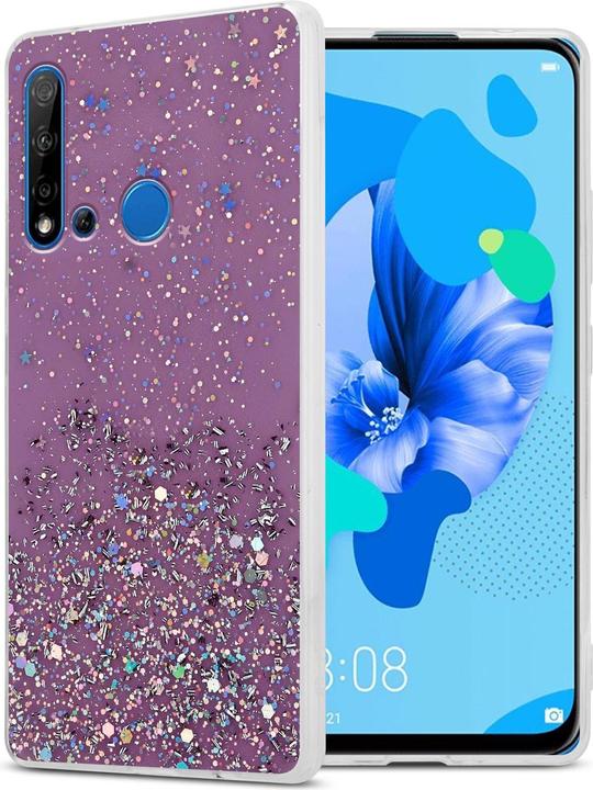 Viola con glitter