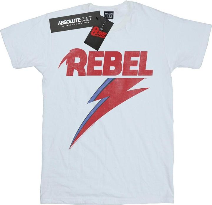 Immagine prodotto David Bowie Distressed Rebel Maglietta Uomo (XXL)