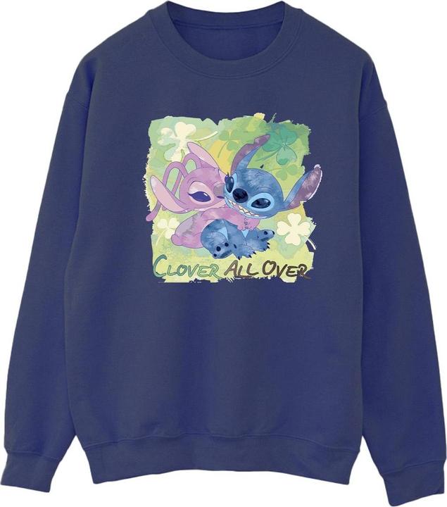 Immagine prodotto Disney Lilo And Stitch St Patrick's Day Clover Felpa Donna (XXL)