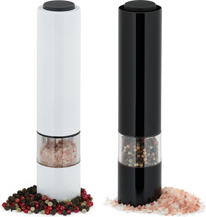Productafbeelding Relaxdays 2x kruidenmolen (Diverse kruiden, Aromatische kruiden, Peper, Zout)