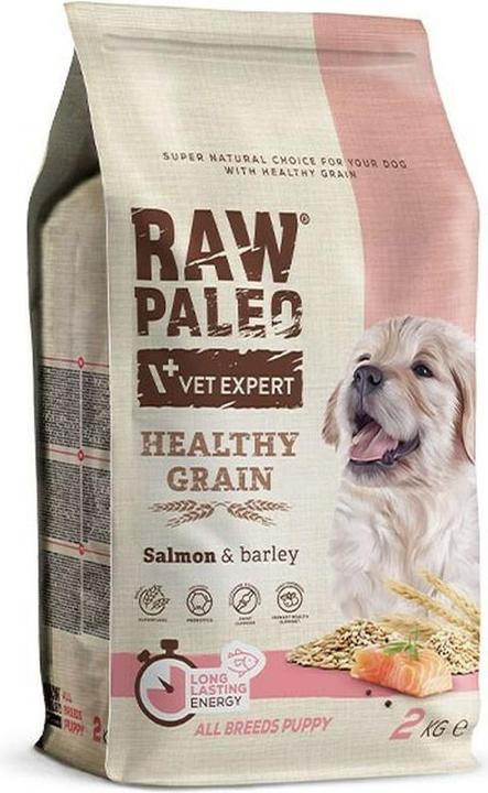 Raw Paleo Healthy Grain Puppy Salmon & Barley (Puppy + kitten, 1 pcs., 2000 g)